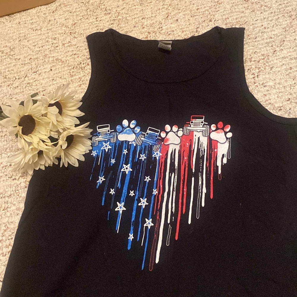 Jeep and my dog!! Fun tank top